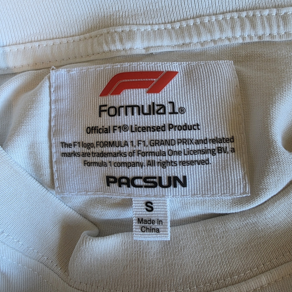 F1 PacSun Boxy Fit T-shirt - Picture 4 of 4